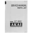 AKAI AP-001C Manual de Servicio