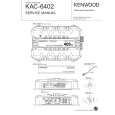 KENWOOD KAC-6402 Manual de Servicio