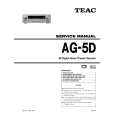 TEAC AG-5D Manual de Servicio
