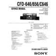 SONY CFD656 Manual de Servicio