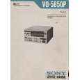 SONY VO-5850P Manual de Servicio