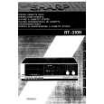 SHARP RT310H Manual de Usuario