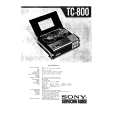 SONY TC-800 Manual de Servicio