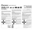 PIONEER DVR-112BK Manual de Usuario
