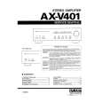 YAMAHA AX-V401 Manual de Servicio