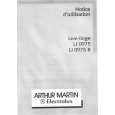 ARTHUR MARTIN ELECTROLUX LI0975 Manual de Usuario