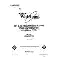 WHIRLPOOL SF365BEPW2 Catálogo de piezas