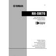 YAMAHA NX-SW70 Manual de Usuario