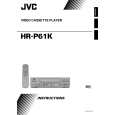 JVC HR-P61K(M)/S Manual de Usuario