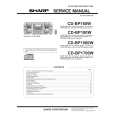 SHARP CD-BP160W Manual de Servicio