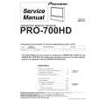 PIONEER PRO-700HD/KUXC/CA Manual de Servicio