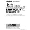 PIONEER DEH-P9850BT/XN/ES Manual de Servicio