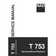 NAD T753 Manual de Servicio