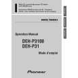PIONEER DEH-P31/XM/UC Manual de Usuario
