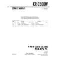 SONY XRC500W Manual de Servicio