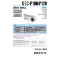 SONY DSCP120 Manual de Servicio