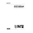 SONY EVO-9850 Manual de Usuario