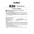 KAWAI X20 Manual de Usuario