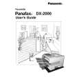 PANASONIC DX2000AU Manual de Usuario