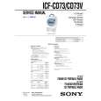 SONY ICFCD73 Manual de Servicio