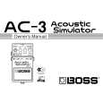 BOSS AC-3 Manual de Usuario