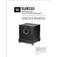 JBL SUB333 Manual de Servicio