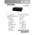 SONY XR5507 Manual de Servicio