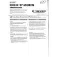 PIONEER CDXP1230 Manual de Usuario