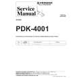 PIONEER PDK-4001/WL Manual de Servicio