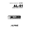ALPINE AL-61 Manual de Servicio