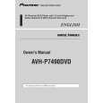 PIONEER AVH-P7490DVD Manual de Usuario