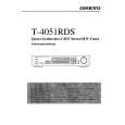 ONKYO T-4051RDS Manual de Usuario
