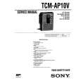 SONY TCMAP10V Manual de Servicio