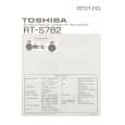 TOSHIBA RT-S782 Manual de Servicio