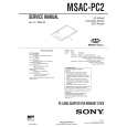 SONY MSAC-PC2 Manual de Servicio