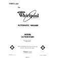 WHIRLPOOL LA7800XSW0 Catálogo de piezas