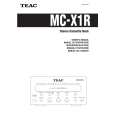 TEAC MCX1R Manual de Usuario
