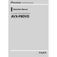 PIONEER AVX-P8DVD/UC Manual de Usuario