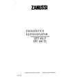 ZANUSSI ZFT162P Manual de Usuario