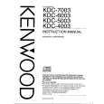 KENWOOD KDC5003 Manual de Usuario