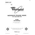 WHIRLPOOL RM978BXPW0 Catálogo de piezas