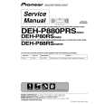 PIONEER DEH-P80PRS Manual de Servicio