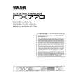 YAMAHA FX770 Manual de Usuario