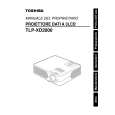 TOSHIBA TLP-XD2000 Manual de Usuario