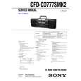 SONY CFD-CD777SMK2 Manual de Servicio