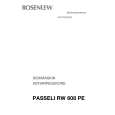 ROSENLEW PASELLI 608 PE Manual de Usuario
