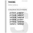 TOSHIBA 14T01B Manual de Servicio
