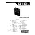 SONY ICF-5800L Manual de Servicio
