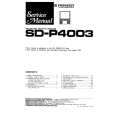 PIONEER SD-P4003 Manual de Servicio