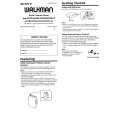 SONY WM-FX321 Manual de Usuario